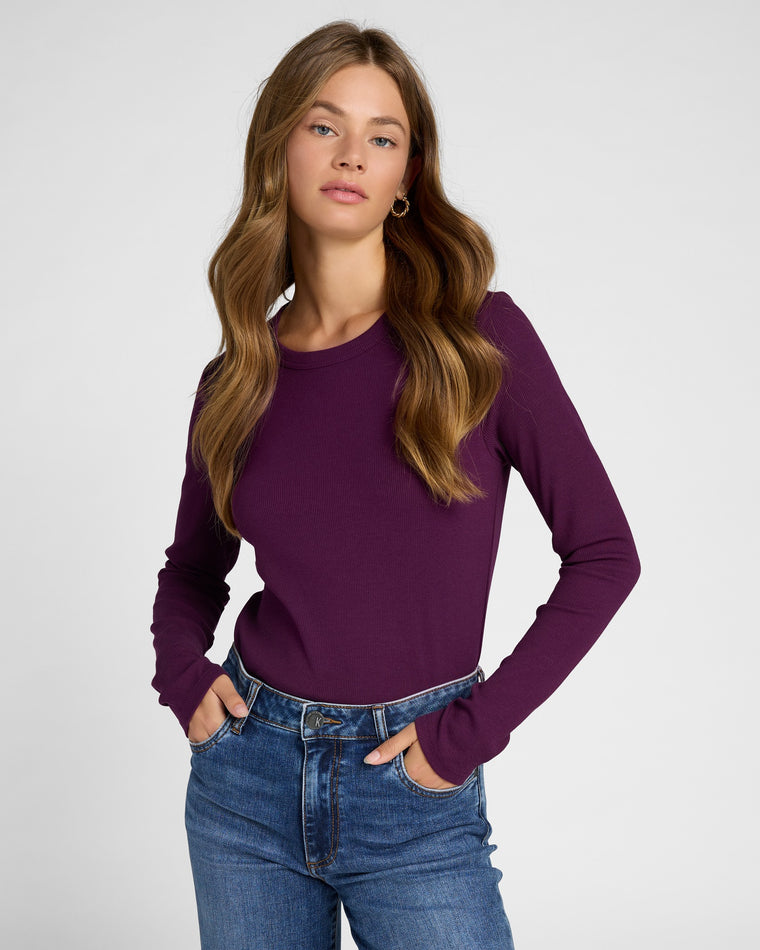 Cabernet $|& Thread & Supply Jess Solid Top - SOF Front