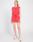 Red $|& Thread & Supply Rosie Scuba Shorts - UGC On Fig