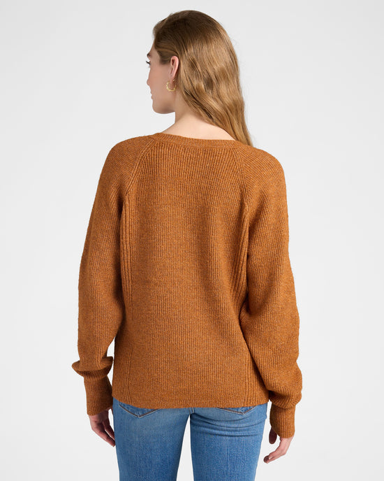 Heather Orange $|& Thread & Supply Marigold Sweater - SOF Back