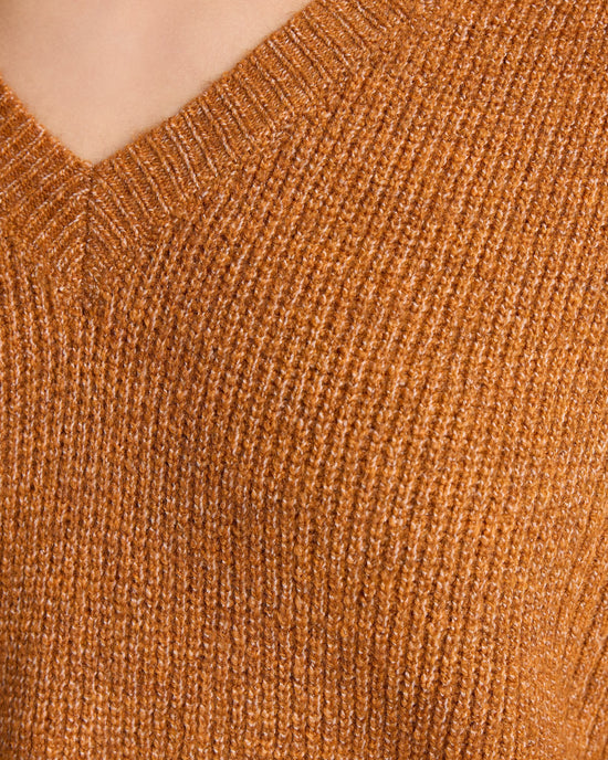 Heather Orange $|& Thread & Supply Marigold Sweater - SOF Detail