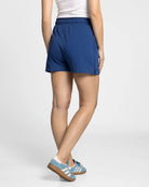 Navy Peony $|& Thread & Supply Paulie French Terry Shorts - Hanger Side