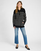 Black Ivory $|& Weekend LA Coralie Sweater - SOF Full Front