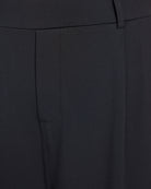Black $|& Bobeau Pleat Pant with Pockets - SOF Full Front