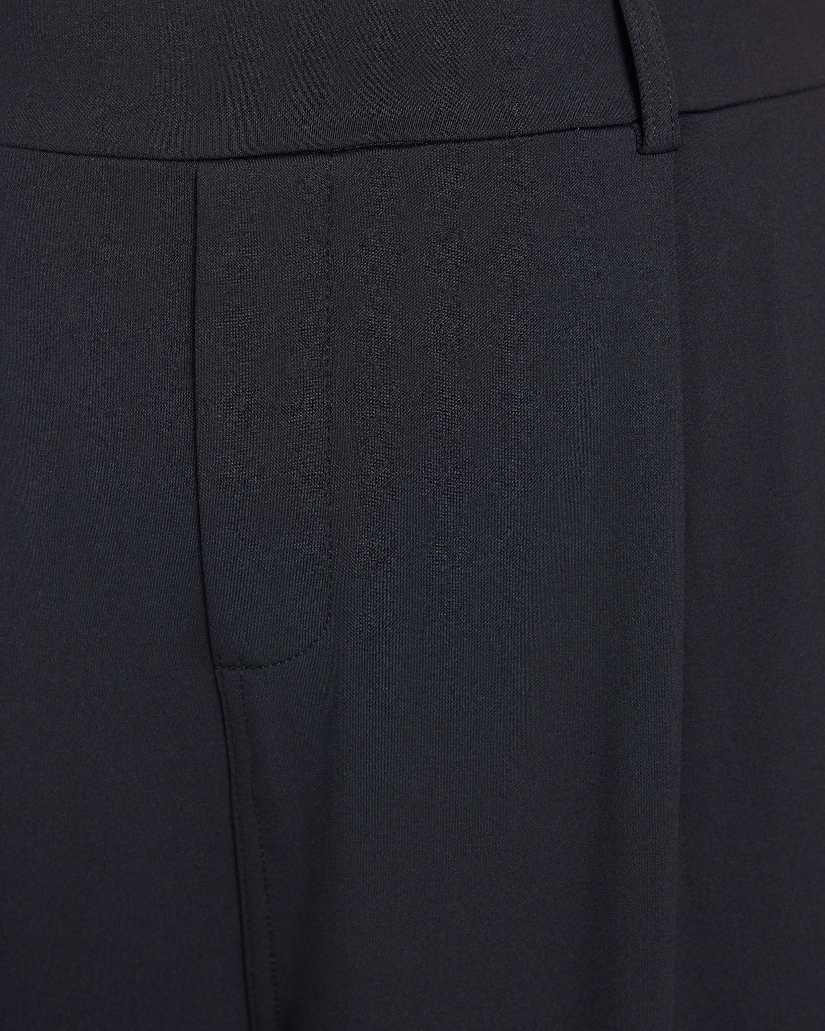 Black $|& Bobeau Pleat Pant with Pockets - SOF Full Front