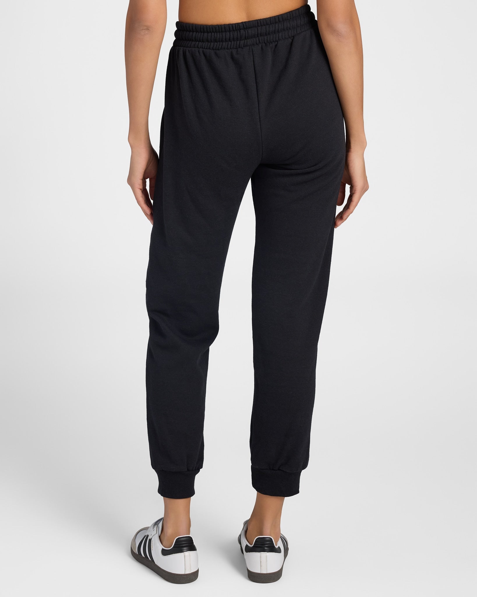 Black $|& Interval Dog Mom Graphic Joggers - SOF Back