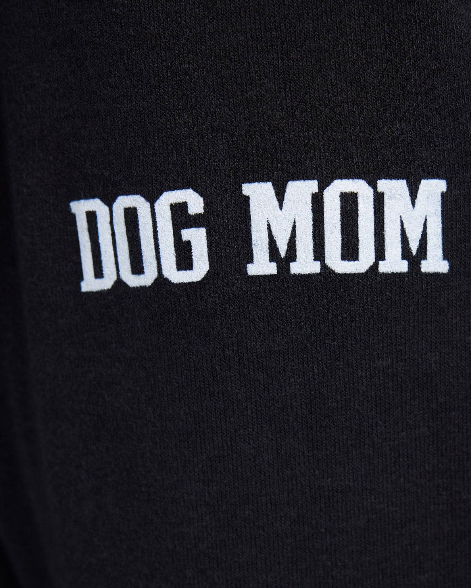 Black $|& Interval Dog Mom Graphic Joggers - SOF Detail