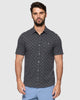 Ralston Short Sleeve Sunburst Print Knit Shirt