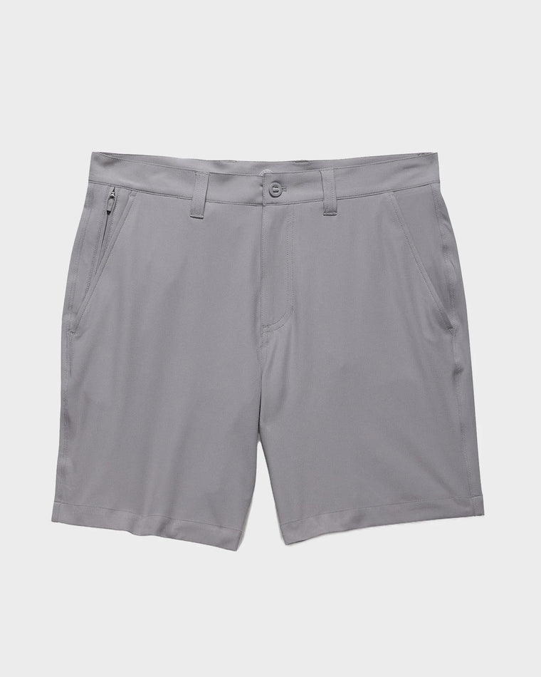Med Grey $|& Flag & Anthem Pivot Performance Short - 8 Inch - VOF Detail