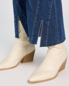 Bowers $|& Liverpool Gia Glider Crop Flare with Twisted Seam - SOF Full Front