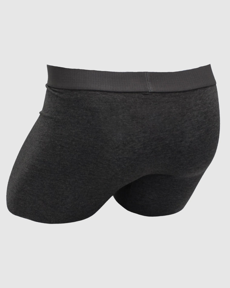 Graphite $|& Wood Underwear 6" Biker Brief With Fly - Hanger Side