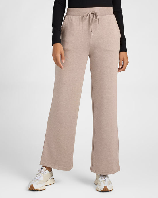 Heather Fungi $|& Thread & Supply Scarlett Fleece Pants - SOF Front