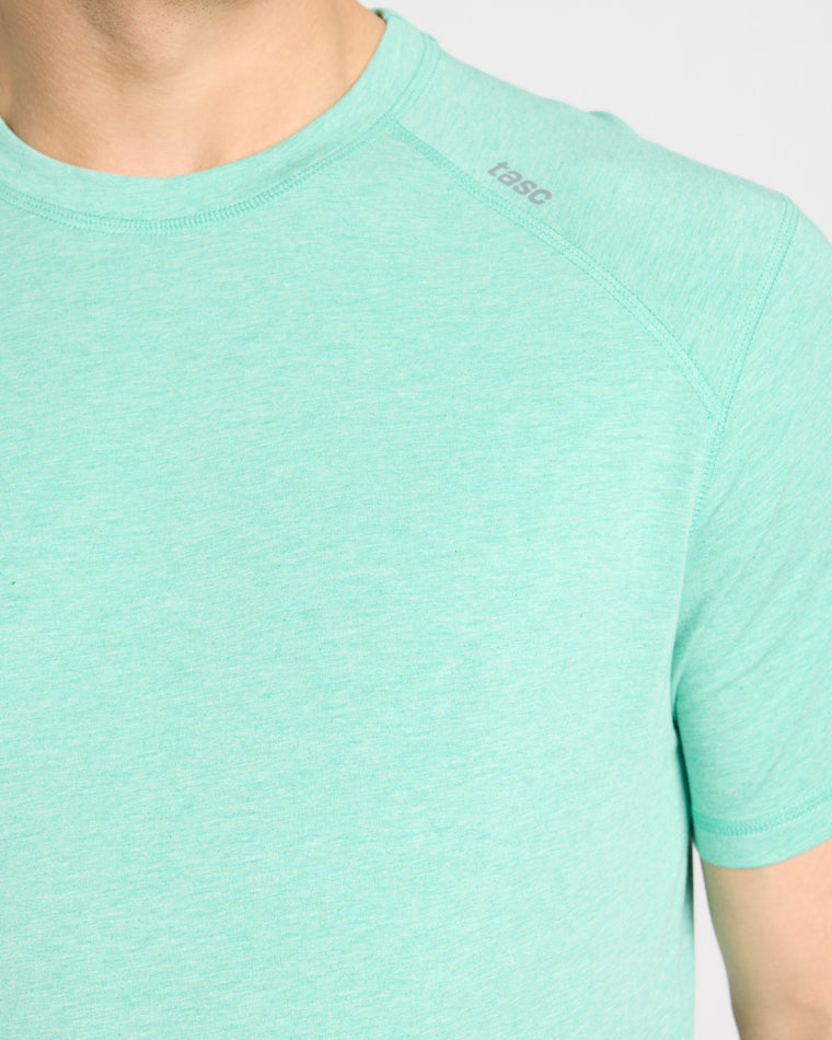 Sea Green Heather $|& Tasc Carrollton Tee - SOF Full Front