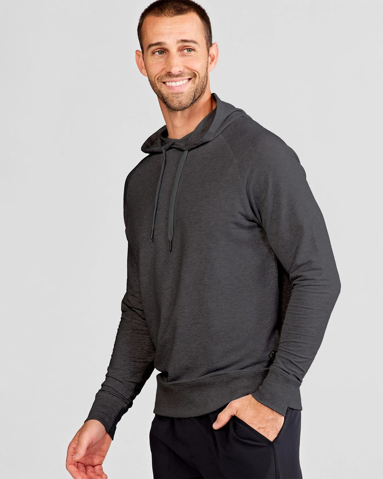 Iron Heather $|& Tasc Stadium Hoodie - Hanger Front