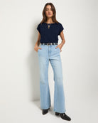 Sapphire $|& SEAS Merrit Island Short Sleeve Tee