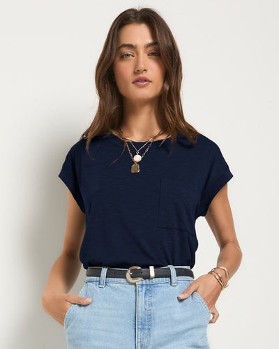 Sapphire $|& SEAS Merrit Island Short Sleeve Tee