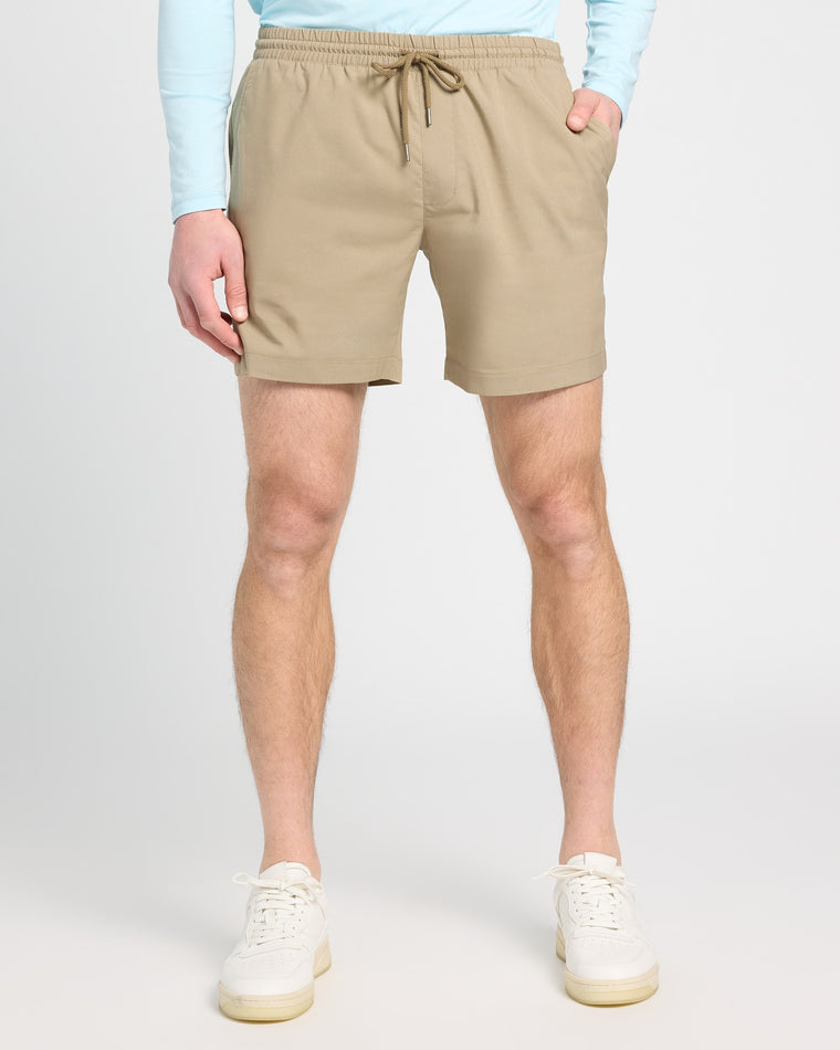 Mid-Khaki $|& Tasc Weekender Short - SOF Front