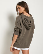 Truffle $|& SEAS Bayside Mineral Wash Hoodie - SOF Back