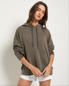 Truffle $|& SEAS Bayside Mineral Wash Hoodie - SOF Front