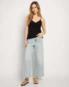 Black $|& SEAS Serene Spaghetti Strap Tank - UGC On Fig