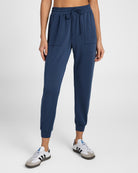Navy $|& Thrive Société Patch Pocket Lounge Jogger - SOF Front