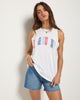 Grace 78 & Sunny Graphic Muscle Tank