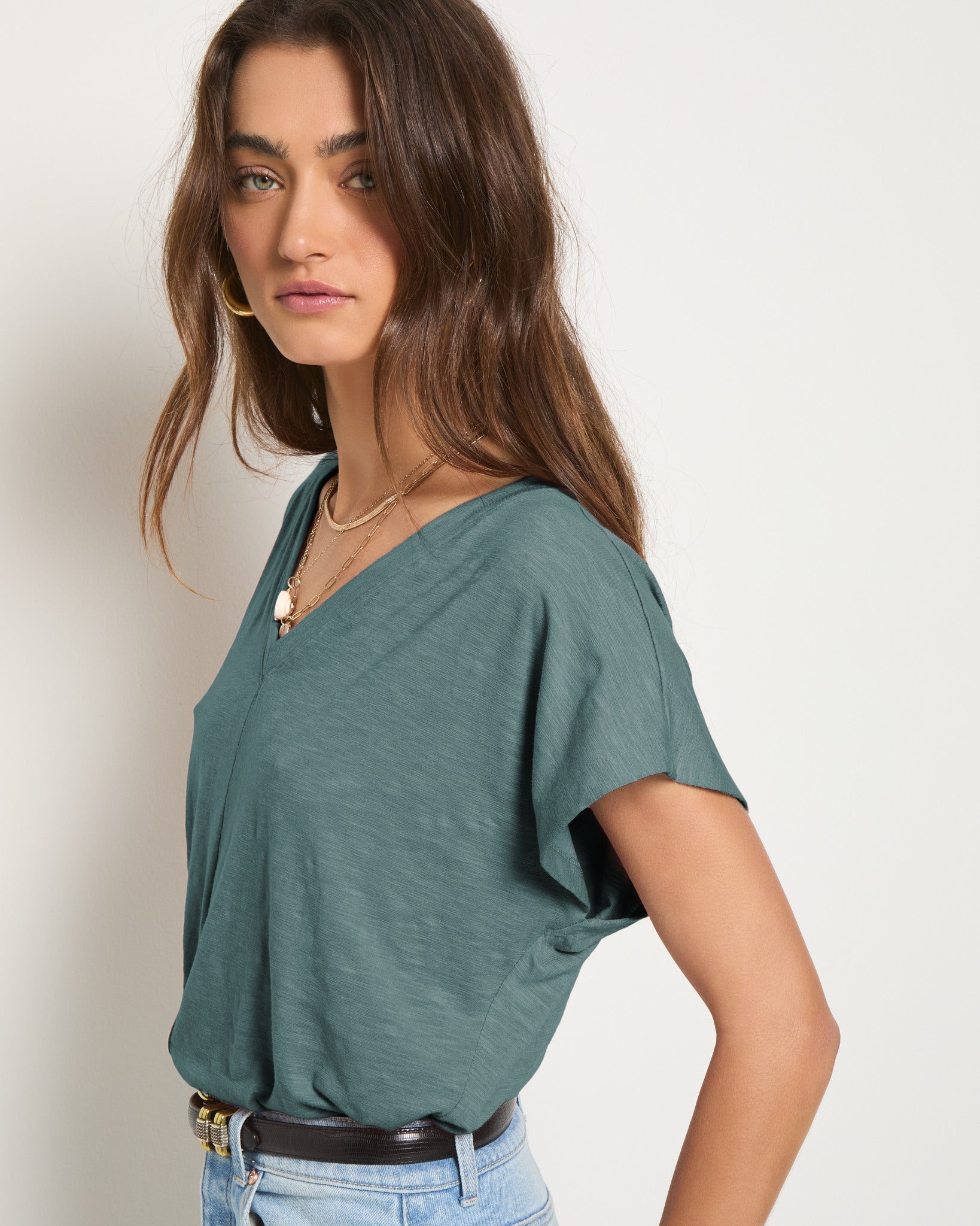 Lagoon $|& SEAS SoCal Short Sleeved Top - SOF Full Front