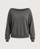 Eclipse $|& SEAS Brooksville One Shoulder Sweatshirt - Hanger Detail