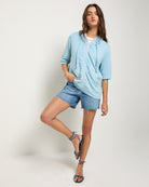 Wave $|& SEAS Short Sleeve Fleece Zip Up - UGC On Fig
