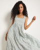 Printed Serene Smocked Maxi Dress