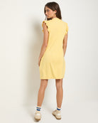 Golden $|& SEAS Bliss Ruffle Sleeve Short Dress - SOF Back
