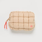 Cream $|& wantable Quilted Travel Bag - SOF Front