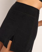 Night Sky Heather $|& Interval FlowHeather Sculpt Skort - VOF Front