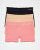 Seamless Ribbed Boy Short 3 Pack