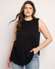 Plus Size Ribbed Scoop Neck Tank Top