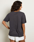 Black Sand $|& Z Supply Lounge Boyfriend Tic Tac Mom Tee - SOF Back