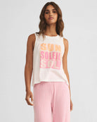 Passion Fruit $|& Z Supply Lounge Cote D'Azur Tank - VOF Front