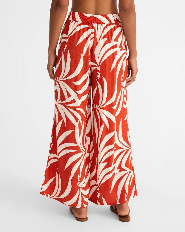 Cabana Red $|& Z Supply Dante Vacances Pant - Hanger Side