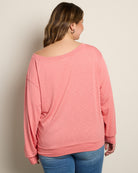 Sun Kissed $|& SEAS Brooksville Slub Off The Shoulder Top - SOF Back