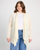 Plus Size Waterfall Cardigan