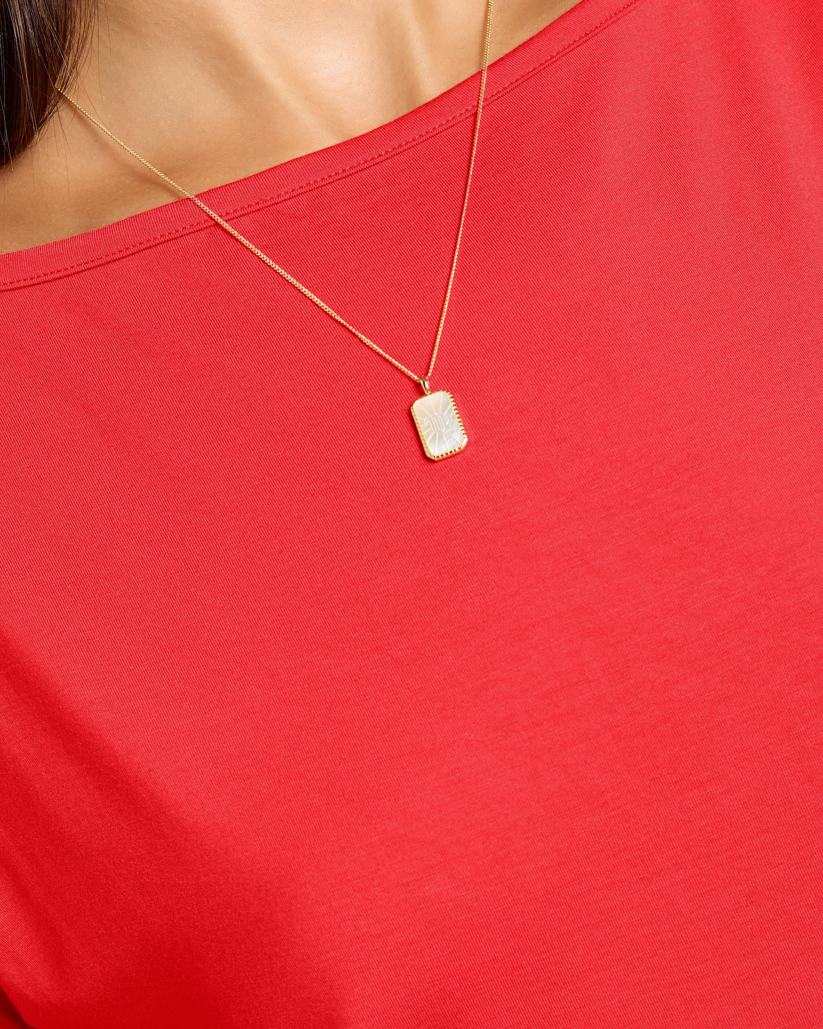 Pomegranate $|& SEAS Brentwood Boat Neck Top - SOF Full Front