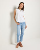 White $|& SEAS Sunrise Tank - UGC On Fig