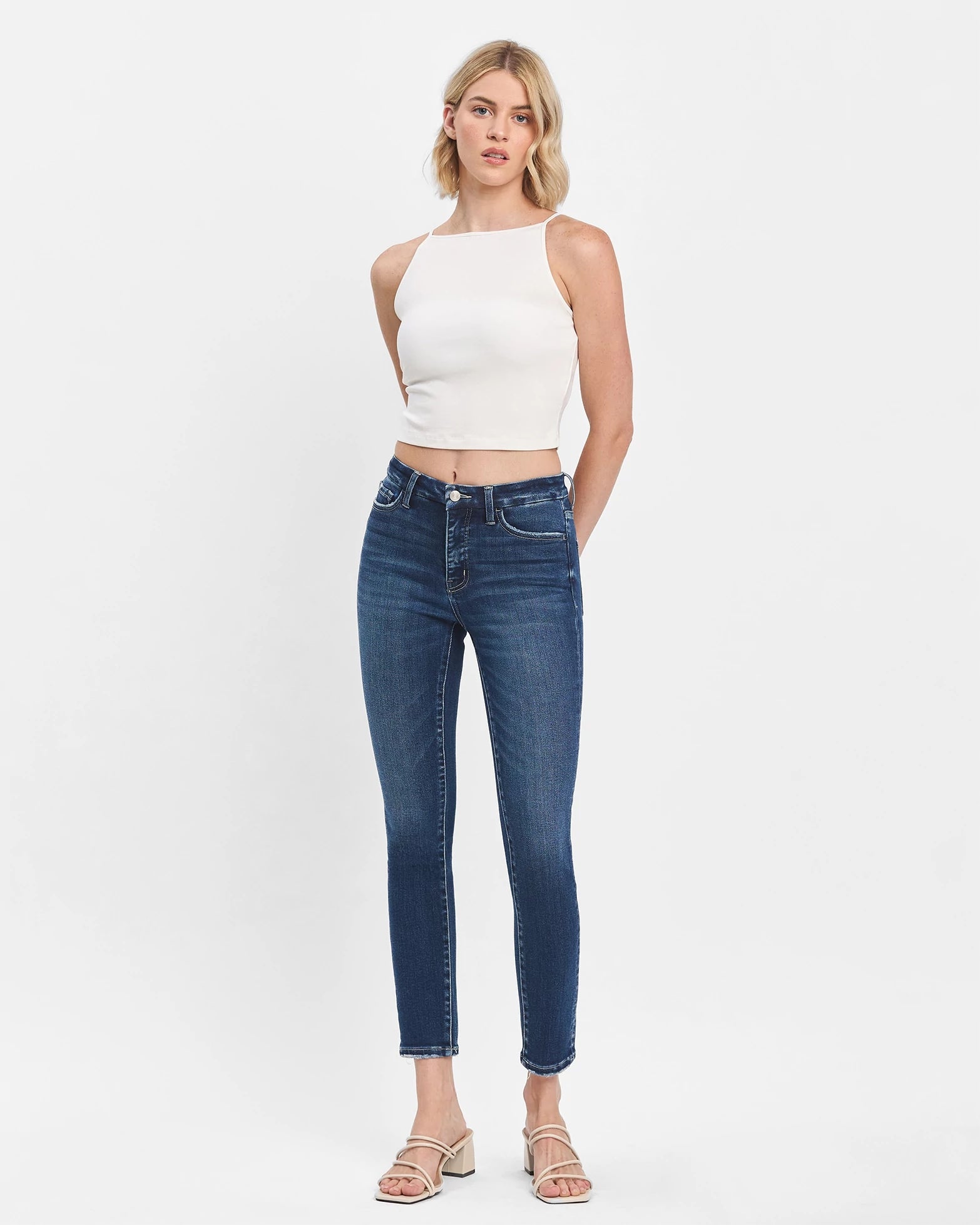 Eulogize $|& Lovervet High Rise Skinny Jeans - VOF Detail