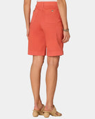 Persimmon Red $|& Democracy Absolution Skyrise Patch Pocket Bermuda - Hanger Side