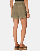 Laurel Oak $|& Democracy Ultra Skyrise Paperbag Waist Short - Hanger Side