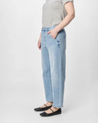 Dakota $|& Dear John Lasso High Rise Barrel Leg Jeans - Hanger Front