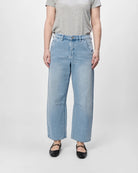 Dakota $|& Dear John Lasso High Rise Barrel Leg Jeans - VOF Detail