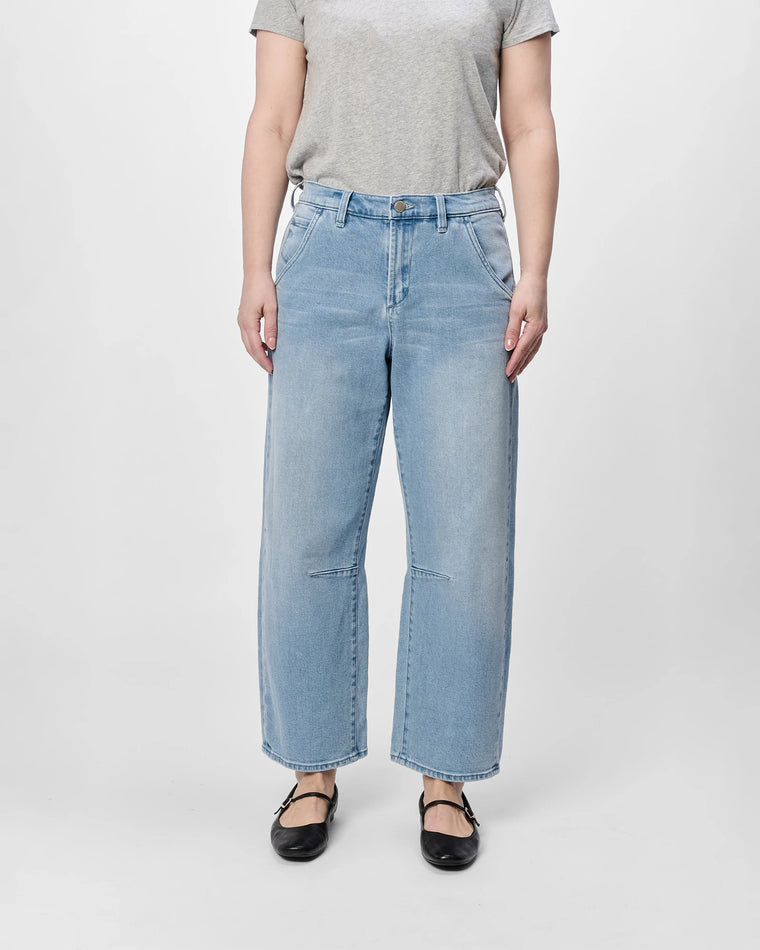 Dakota Blue $|& Dear John Lasso High Rise Barrel Leg Jeans - VOF Detail