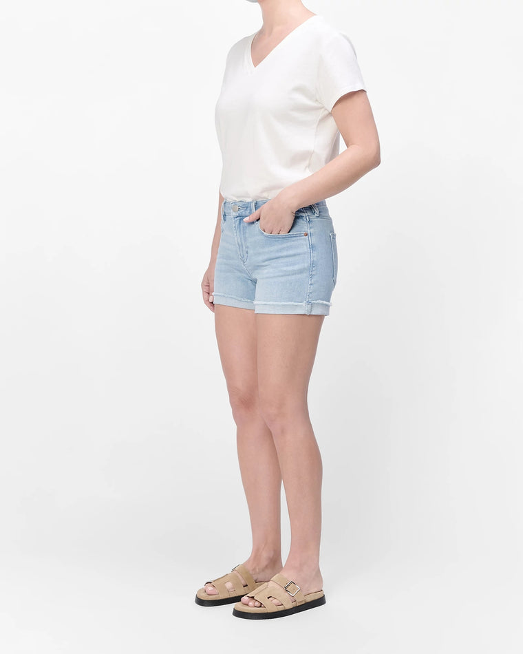 Sky Blue $|& Dear John Ava Cuffed Short - Hanger Front