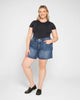 Plus Size Super High Rise Shorts