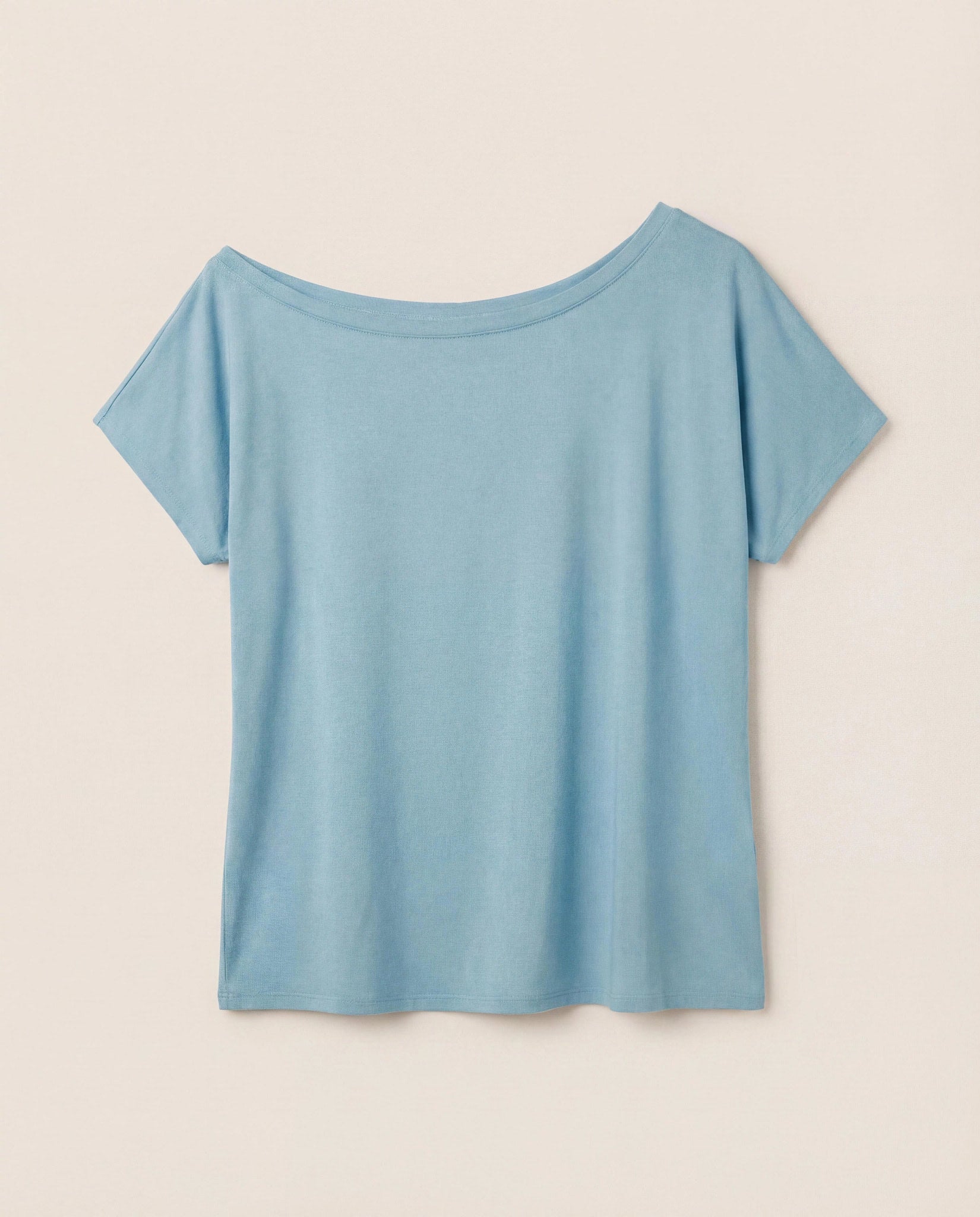 Wave $|& SEAS Edgewater Off The Shoulder Tee - Hanger Detail